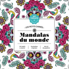 Mandalas du monde : 100 motifs à colorier : Mini kit de papeterie