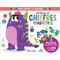 J'apprends les chiffres avec les monstres : Mon coffret à toucher : 3 puzzles en silicone de 3 pièces + 1 livre tout-carton