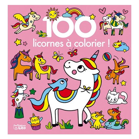 100 licornes à colorier !
