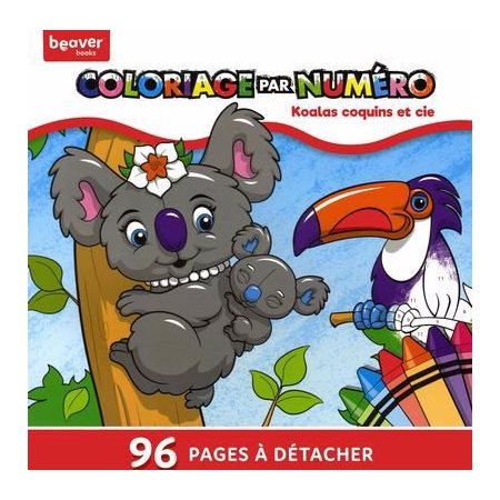Koalas coquins et cie : Coloriage par numéro