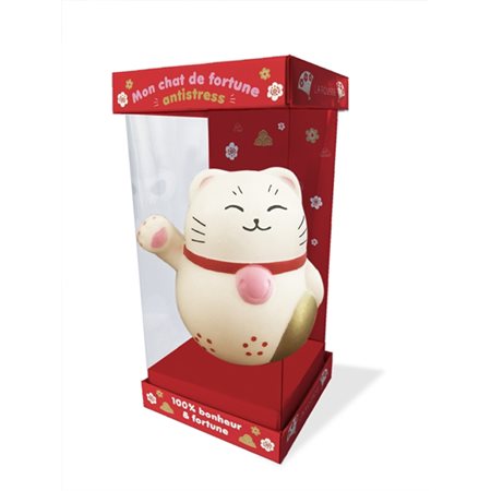 Mon chat de fortune antistress : Coffret comprenant 1 volume + 1 squishy