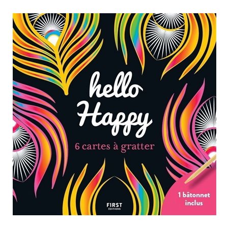 Hello happy : 6 cartes à gratter