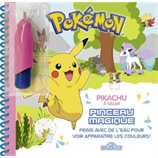 Pikachu à Galar : Pokémon : Pinceau magique : Peins avec de l'eau pour voir apparaître les couleurs