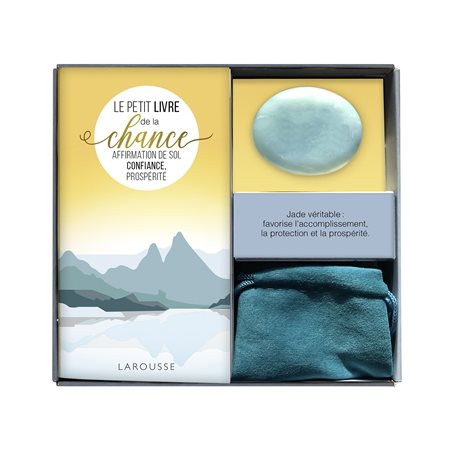 Le petit livre de la chance : Coffret comprenant 1 livre + jade de vert : Affirmation de soi, confiance, prospérité