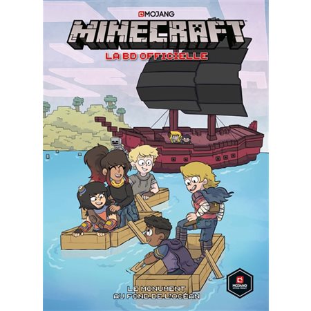 Minecraft : La BD officielle T.02 : Le monument au fond de l'océan : 1 carte exclusive offerte : Bande dessinée