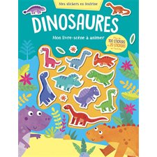 Dinosaures : Mes stickers en feutrine