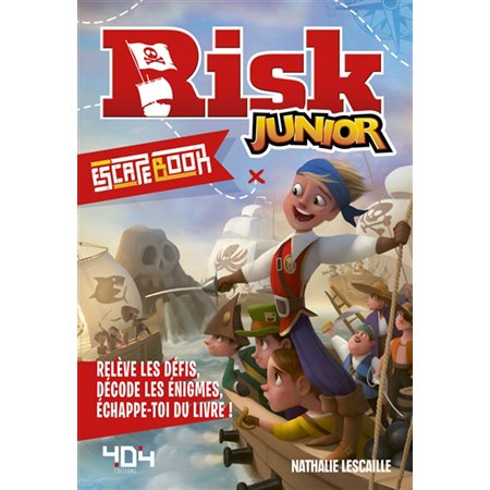 Risk junior : Escape book : Relève des défis, décode les énigmes, échappe-toi du livre !