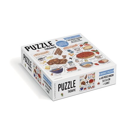 Les recettes sucrées de Billie Blake : Puzzle thérapie : Contient 2 puzzle de 420 pièces chacun