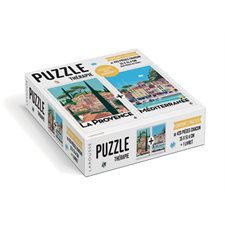 Plein Sud avec Monsieur Z : Puzzle thérapie : Contient 2 puzzle de 420 pièces chacun : La Provence, Méditerranée