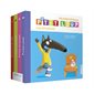 Ma bibliothèque p'tit loup : Les émotions : A un bobo; aime son doudou; a peur du noir; fait une colère