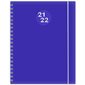 Agenda scolaire 2021-2022 : Kibo bleu : 1 semaine  /  2 pages