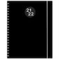 Agenda scolaire 2021-2022 : Kibo noir : 1 semaine  /  2 pages