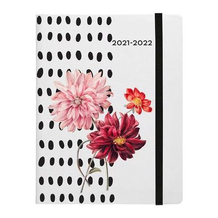 Agenda scolaire 2021-2022 : Kurosawa floral : 1 semaine  /  2 pages