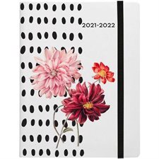 Agenda scolaire 2021-2022 : Kurosawa floral : 1 semaine  /  2 pages