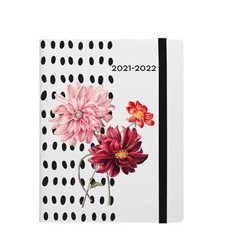 Agenda scolaire 2021-2022 : Melville floral : 1 semaine  /  2 pages
