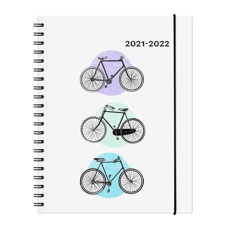 Agenda scolaire 2021-2022 : Garbo vélos : 1 semaine  /  2 pages