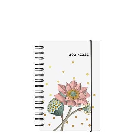 Agenda scolaire 2021-2022 : Baro floral : 1 jour  /  1 page