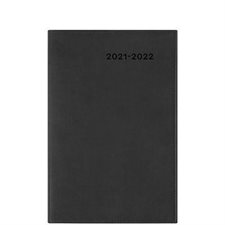 Agenda scolaire 2021-2022 : Gama noir : 1 semaine  /  2 pages