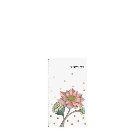 Agenda scolaire 2021-2022 : Mini floral : 1 semaine  /  1 page