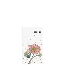 Agenda scolaire 2021-2022 : Mini floral : 1 semaine  /  1 page