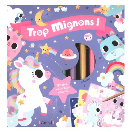 Trop mignons ! : Cartes en sables colorés