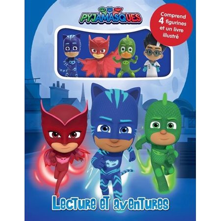 Pyjamasques : Lecture et aventure : Comprend 4 figurines et 1 livre illustré