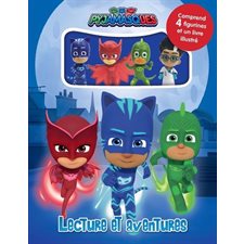 Pyjamasques : Lecture et aventure : Comprend 4 figurines et 1 livre illustré