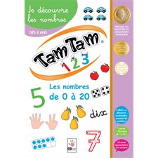 Tam Tam 1 2 3 : Je découvre les nombres : Dès 4 ans : Les nombres de 0 à 20 ans