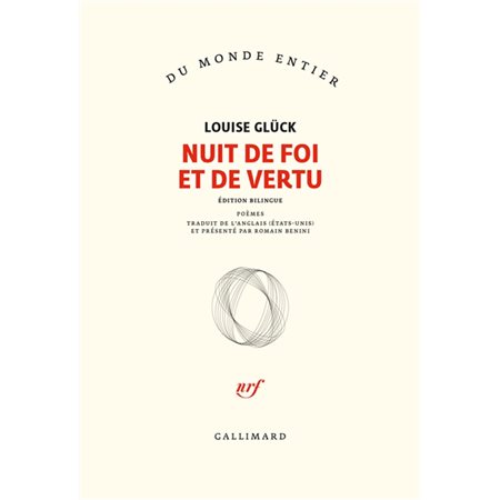 Nuit de foi et de vertu : Poèemes : Édition bilingue