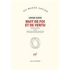 Nuit de foi et de vertu : Poèemes : Édition bilingue