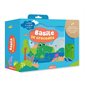 Basile le crocodile : Mon premier livre de bain : 1 livre + 1 jouet de bain