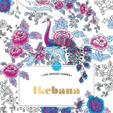 Ikebana : Les grands carrés : Art thérapie : Coloriages anti-stress