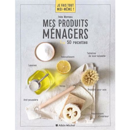 Mes produits ménagers : Je fais tout moi-même ! : 50 recettes