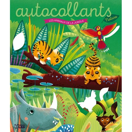 Les animaux de la jungle : Autocollants nature