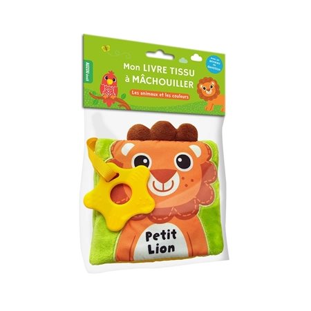 Petit lion : Mon livre tissu à mâchouiller