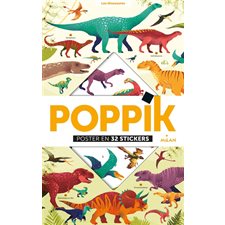 Les dinosaures : Poppik poster stickers