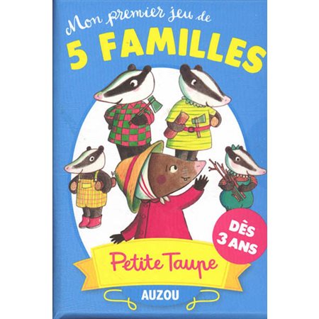 Mon premier jeu de 5 familles Petite taupe : Dès 3 ans