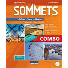 Sommets CST 5e sec : Cahier d'apprentissage : COMBO : Web & papier : 2024