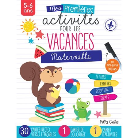 Maternelle : Mes premières activités pour les vacances : 5-6 ans