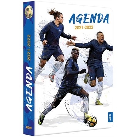 Agenda 2021-2022 : Foot : 1 jour  /  1 page : Septembre 2021 à juillet 2022