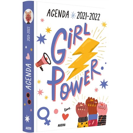 Agenda girl power 2021-2022 : 1 jour  /  1 page : Septembre 2021 à juillet 2022