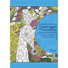 Adultes (Paon) : Coloriages par numéros