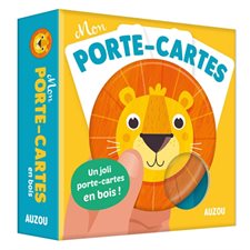 Lion : Mon porte-cartes : Un joli porte-cartes en bois !