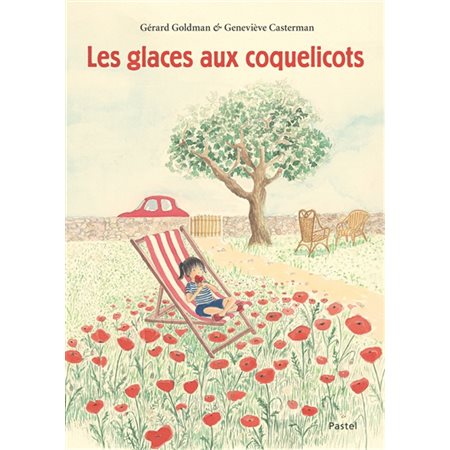 Les glaces aux coquelicots : Pastel