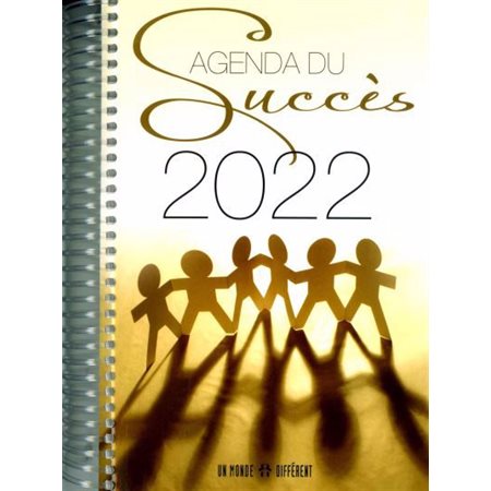 Agenda du succès 2022 : Janvier 2022 à décembre 2022 : 1 jour  /  1 page