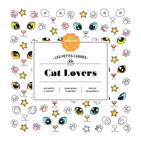 Cat lovers : Les petits carrés : Art thérapie