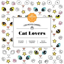 Cat lovers : Les petits carrés : Art thérapie