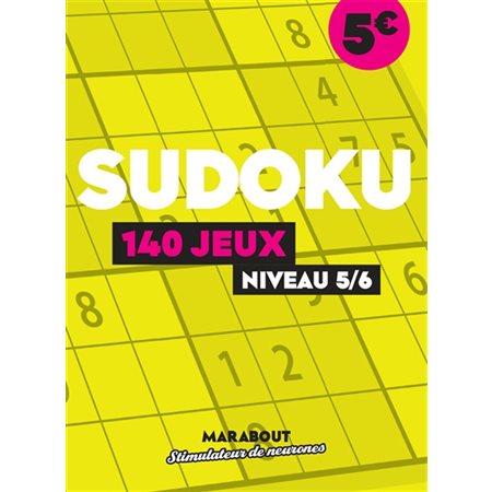 Sudoku : 140 jeux niveau 5 / 6