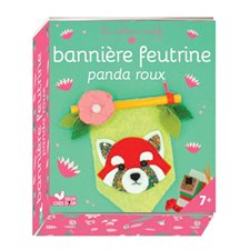 Bannière feutrine panda roux : Les ateliers créatifs : 7+