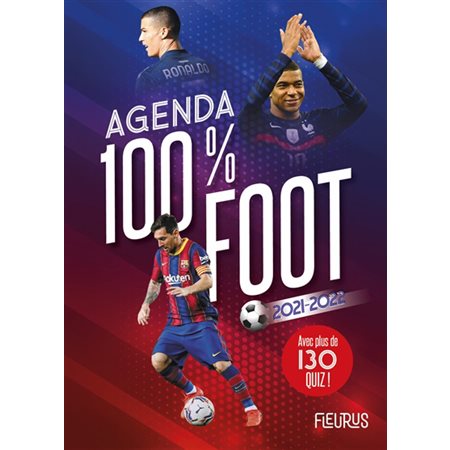 Agenda 100 % foot 2021-2022 : De août 2021 à juillet 2022 : 1 jour  /  1 page